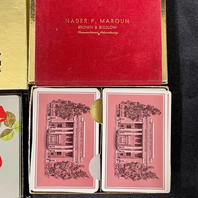 Vintage Dual Deck Playing Card Sets Strawberries Brown & Bigelow