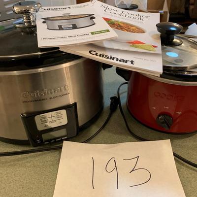 Cuisinart & Cooks Slow Cooker Covered Crock Pots