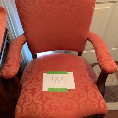 Traditional Style Chair On Casters