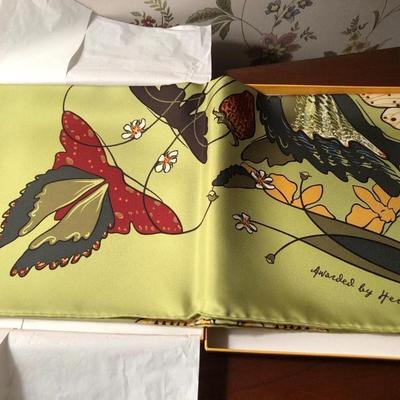 HERMÃˆS Scarf ***New in Box*** Limited Edition -Lot 274