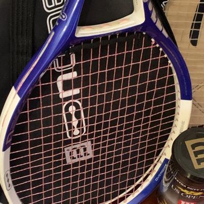 Large Lot - Tennis Rackets Carry Bag Tennis Balls