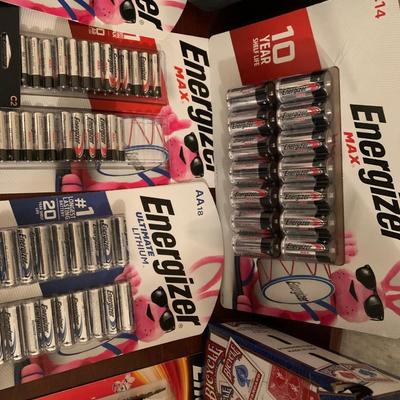Large Lot BATTERIES UMBRELLAS PLAYING CARDS LIGHT TIMER