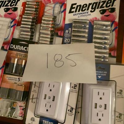 Large Lot BATTERIES UMBRELLAS PLAYING CARDS LIGHT TIMER