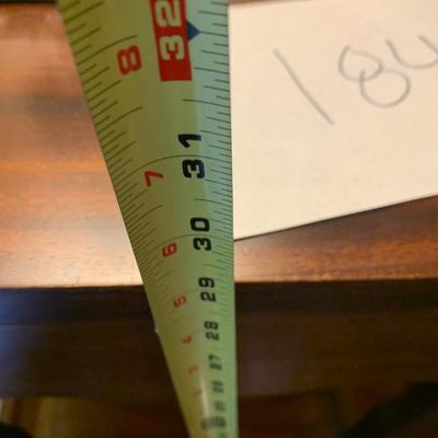 Hall Table w/ Hideaway Shelf & Lamp