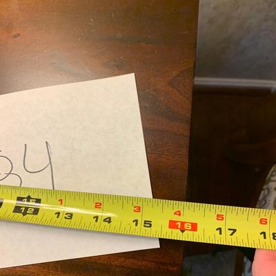 Hall Table w/ Hideaway Shelf & Lamp