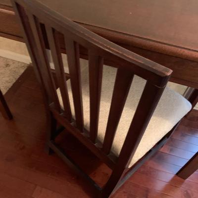 Mahogany Foyer Desk & Chair