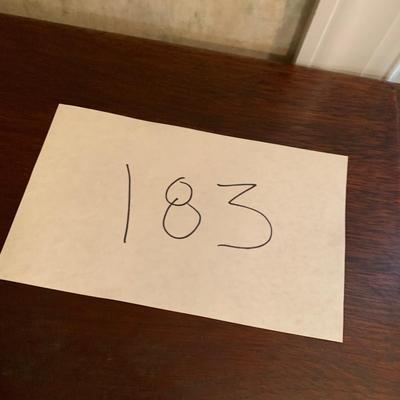 Mahogany Foyer Desk & Chair