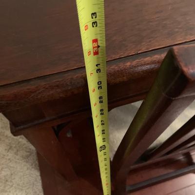 Mahogany Foyer Desk & Chair