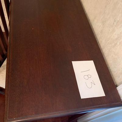 Mahogany Foyer Desk & Chair