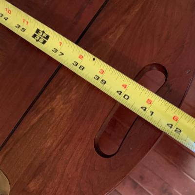 Mahogany Fold Sides Serving Table