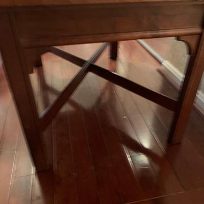 Mahogany Fold Sides Serving Table