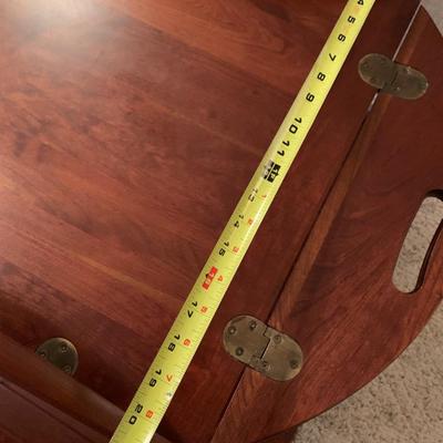 Mahogany Fold Sides Serving Table