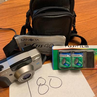 Minolta Vectis 40 Camera w/ Soft Case