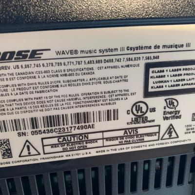 Bose Wave III Stereo w/Remote WORKS GREAT
