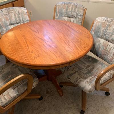 Kitchenette Set - Solid Wood Table & Chairs