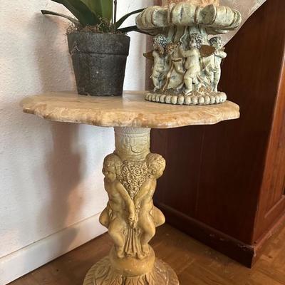 Vintage Italian Marble Top Table