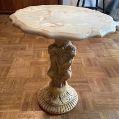Vintage Italian Marble Top Table