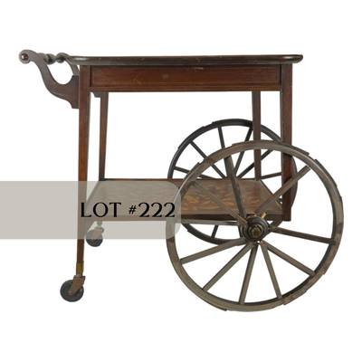 Lot 222 | Inlaid Tea Cart
