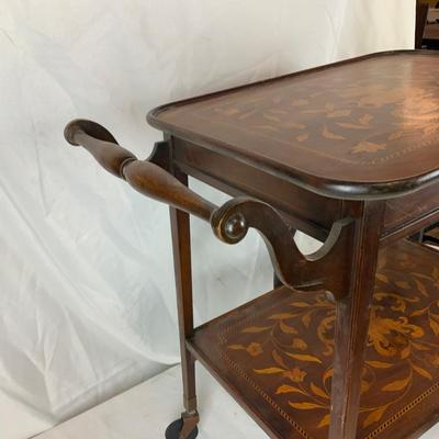 Lot 222 | Inlaid Tea Cart