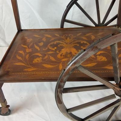 Lot 222 | Inlaid Tea Cart