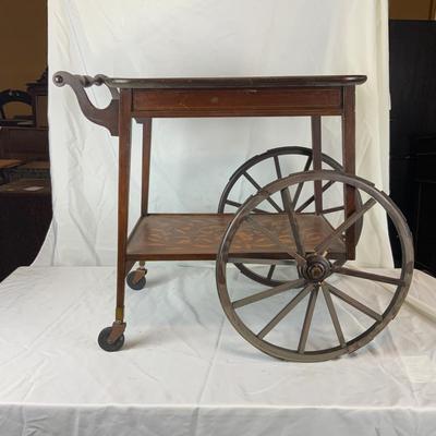 Lot 222 | Inlaid Tea Cart