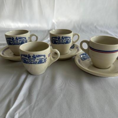 Vintage ANTOINE RESTAURANT Demitasse/ Espresso Cup & Saucer USA Syracuse China