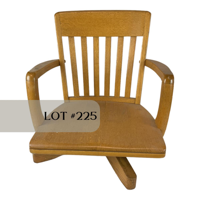 Lot 225 | Oak Office Chair