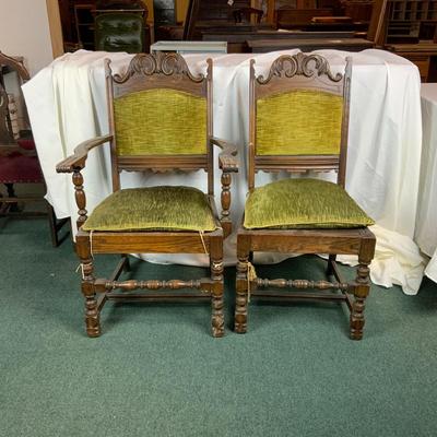 Lot 234 | SIX Tudor Dining Chairs