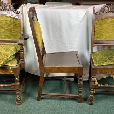 Lot 234 | SIX Tudor Dining Chairs