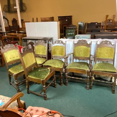 Lot 234 | SIX Tudor Dining Chairs