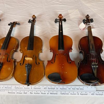 Lot 235 | Six Wall-Hanger Violins with Cases