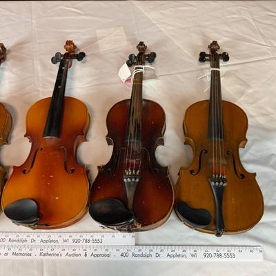 Lot 235 | Six Wall-Hanger Violins with Cases