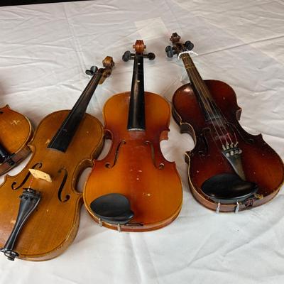 Lot 235 | Six Wall-Hanger Violins with Cases