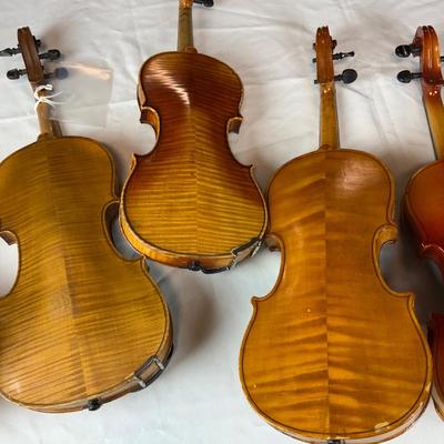 Lot 235 | Six Wall-Hanger Violins with Cases
