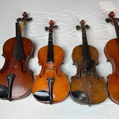 Lot 236 | Five Wall-Hanger Violins with Cases