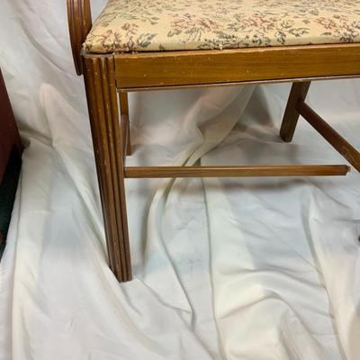 Lot 239 | Art Deco Inlaid Back Vanity Chair