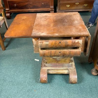 Lot 240 | Walnut Empire 2-Drawer Stand