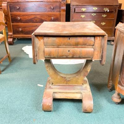 Lot 240 | Walnut Empire 2-Drawer Stand