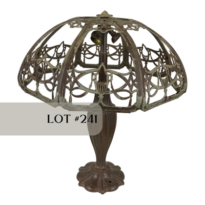 Lot 241 | Bradley & Hubbard Lamp | Shade Frame