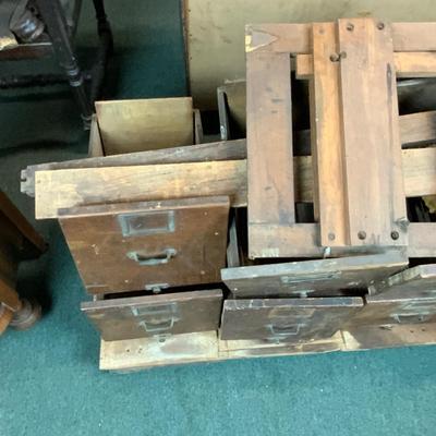 Lot 243 | Industrial Salvage | 6 Drawers and Parts