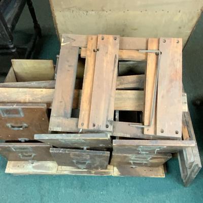 Lot 243 | Industrial Salvage | 6 Drawers and Parts