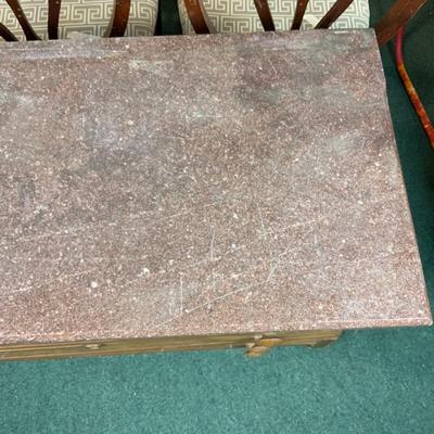 Lot 244 | 1800s Marble Top Chest