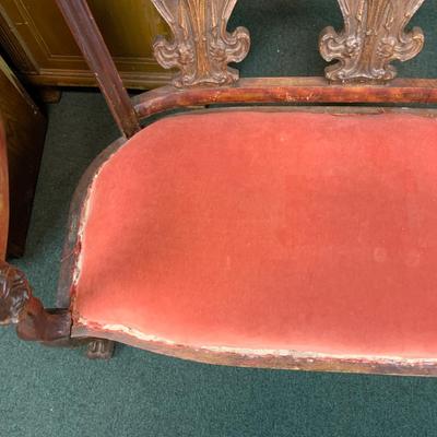 Lot 247 | Carved Art Nouveau Bench