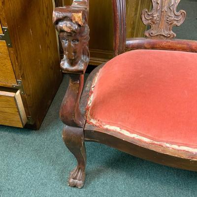 Lot 247 | Carved Art Nouveau Bench