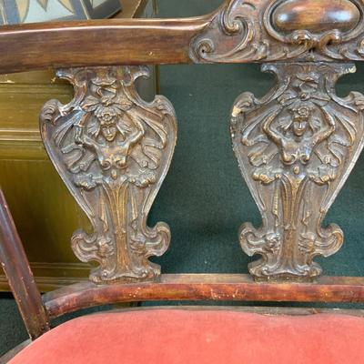 Lot 247 | Carved Art Nouveau Bench