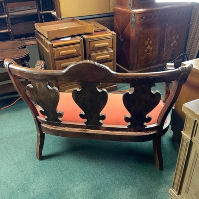 Lot 247 | Carved Art Nouveau Bench