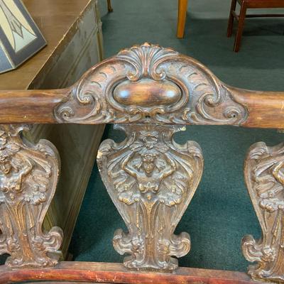 Lot 247 | Carved Art Nouveau Bench