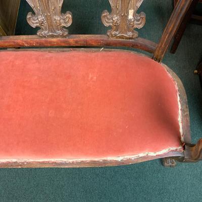 Lot 247 | Carved Art Nouveau Bench