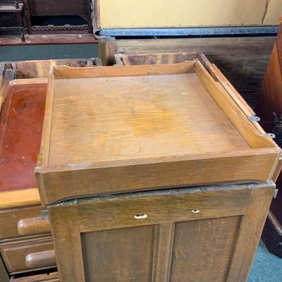 Lot 248 | Disassembled Oak Desk