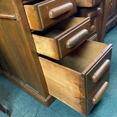 Lot 248 | Disassembled Oak Desk